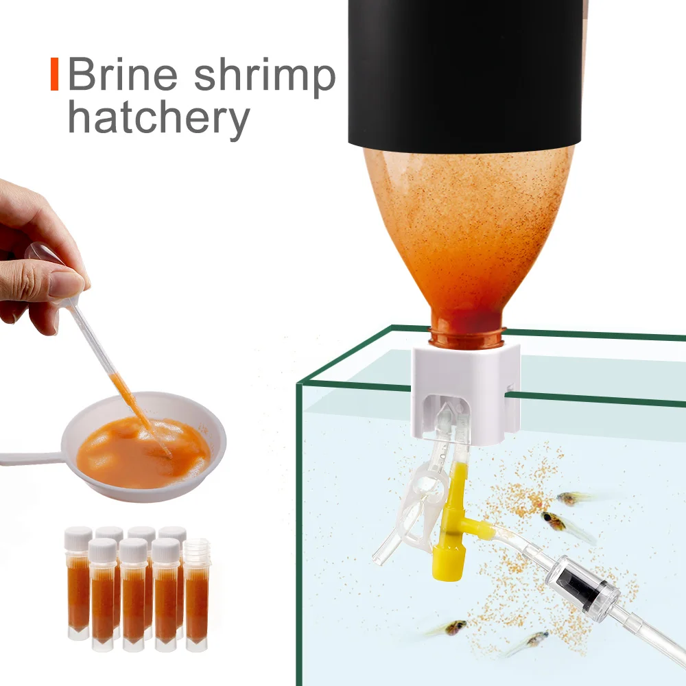 Brine Shrimp Eggs Incubator Hatchery Artemia Eggs Hatchery Kit DIY Aquarium Fish Tank Hatch Tool for aquarium brine shrimp eggs