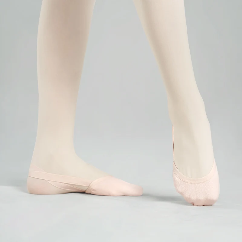 Stretch Lyrical Dance Shoes Half Sole Ballet Pirouette Shoes for Women/Men and Girls/Boys