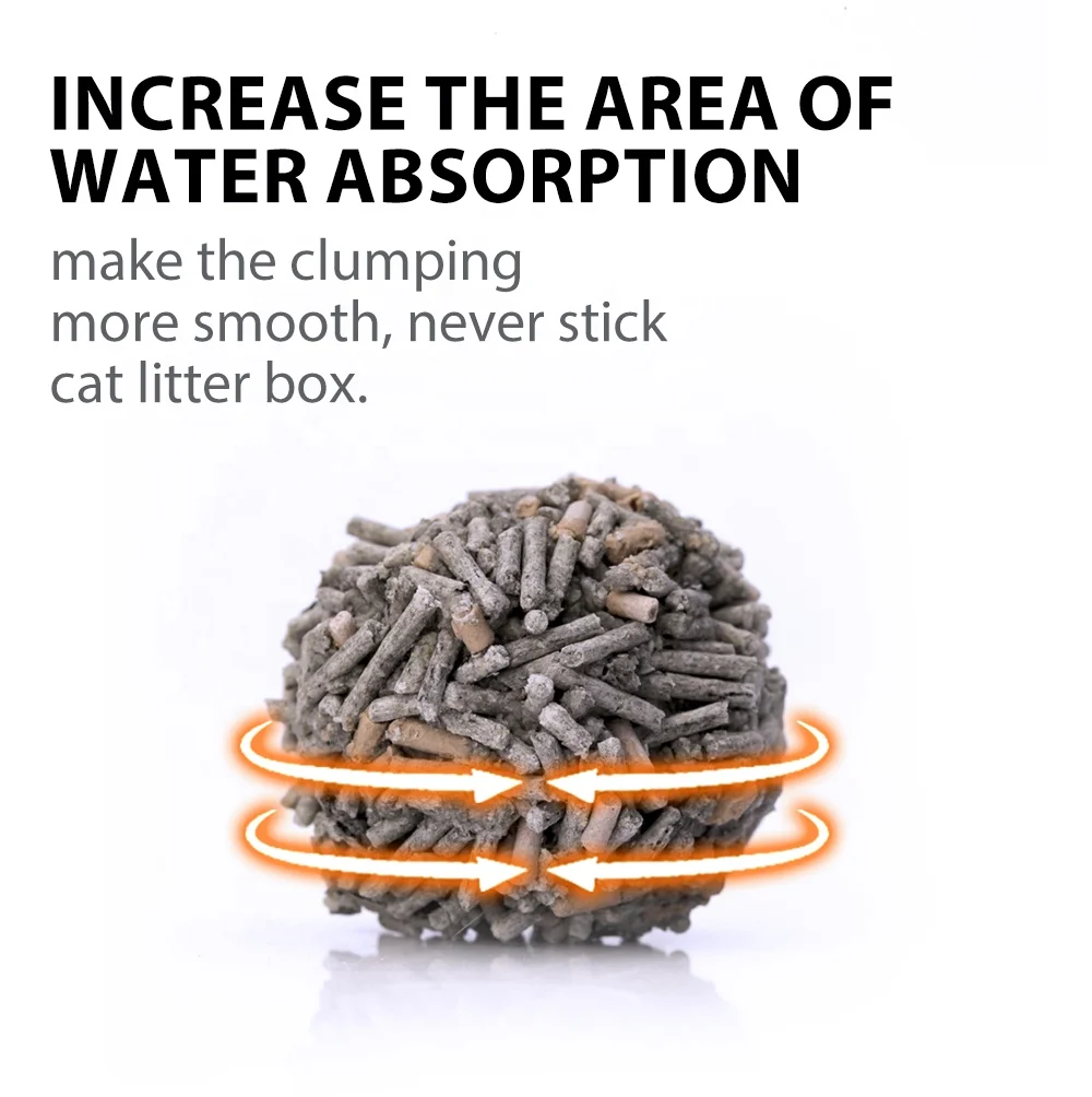 New Type Zeolite Mixed Cat Litter OEM/ODM Tofu Cat Litter Factory Activated Carbon Clumping Clean Bulk Cat Litter