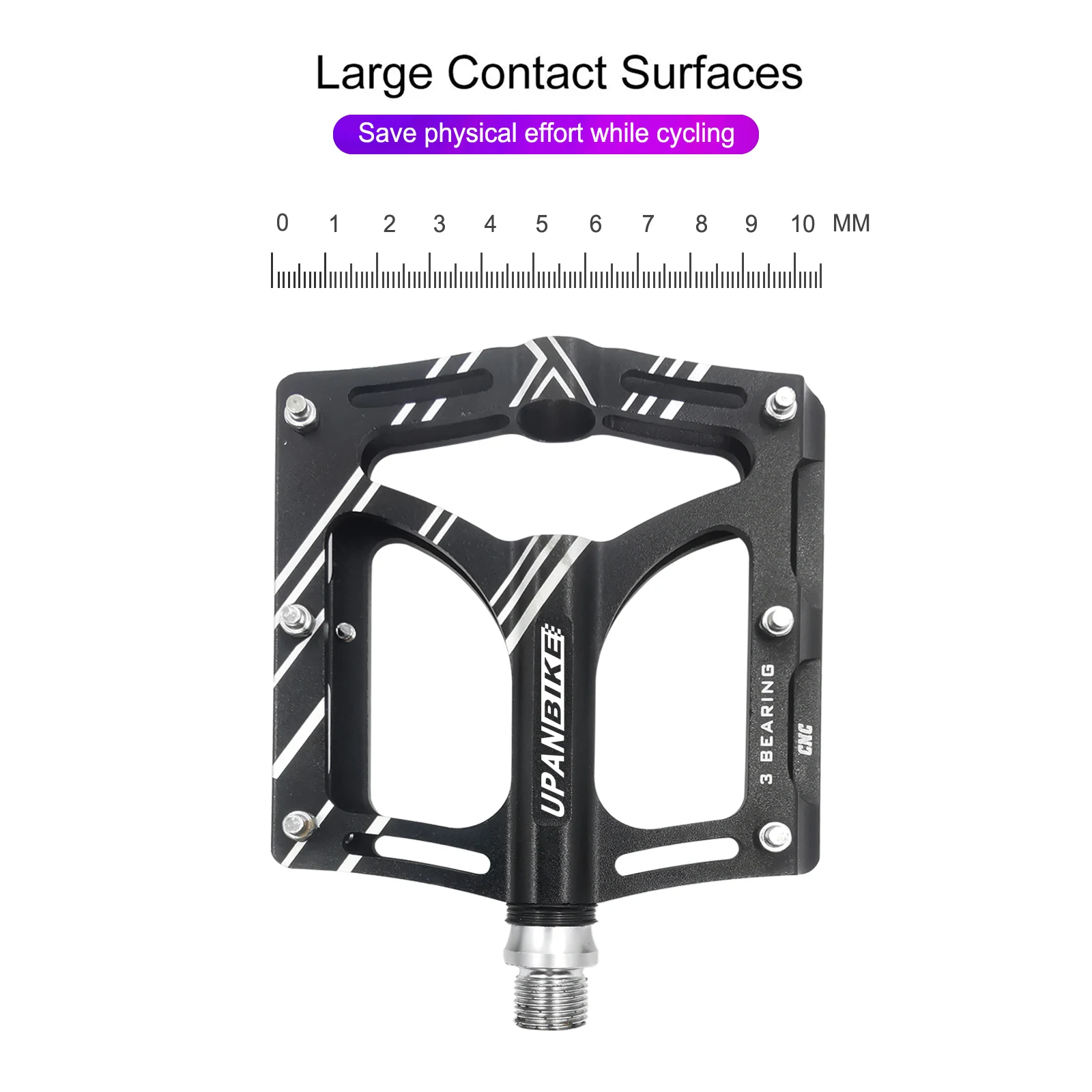 Factory Customized Aluminum Alloy CNC Platform Large Size MTB Bicycle Pedal Sealed Bearings Mountain Bike Pedals