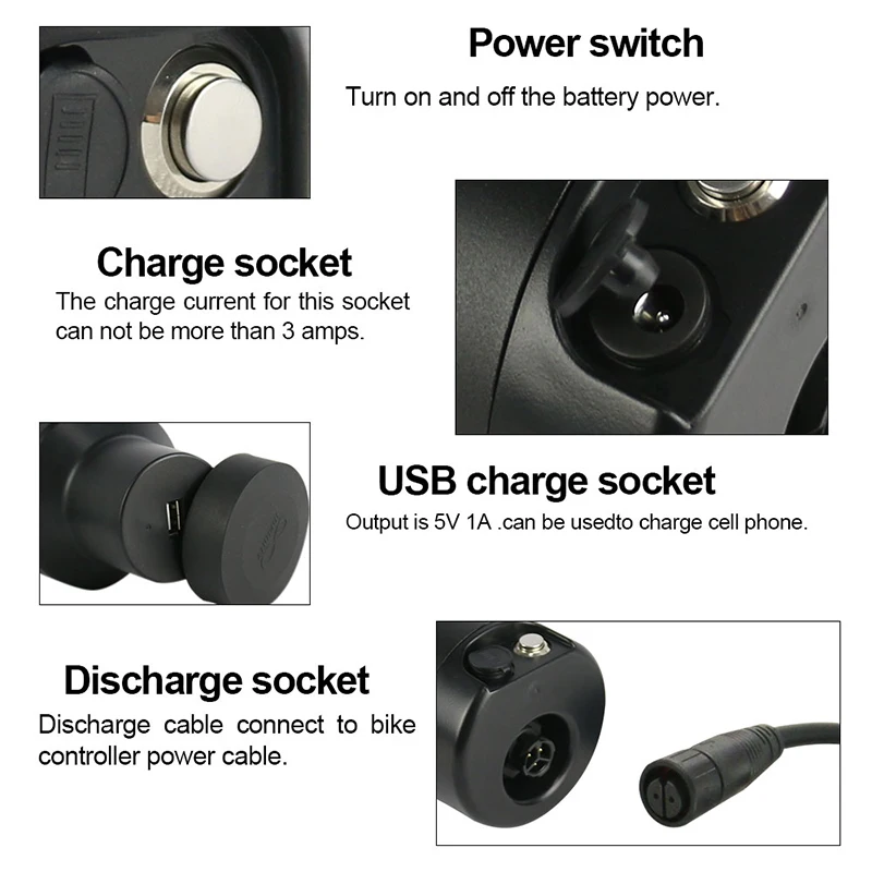 Mini Bottle Kettle Lithium ion 18650 Batteries 36V 7Ah ebike battery Pack for electric bicycle