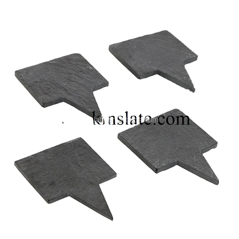 New high-end dining slate cheese marker ETIQUETA DE QUESO DE ROCA PIZARRA