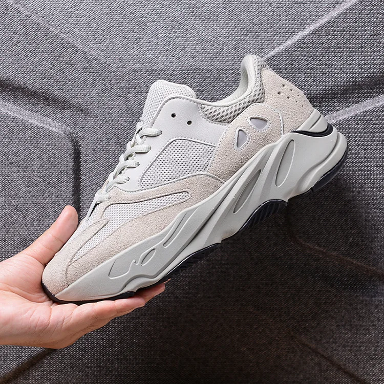 High quality Real popcorn Casual Running shoes marathon yeezy foam runner shoes for yeezy 700 v2 v3