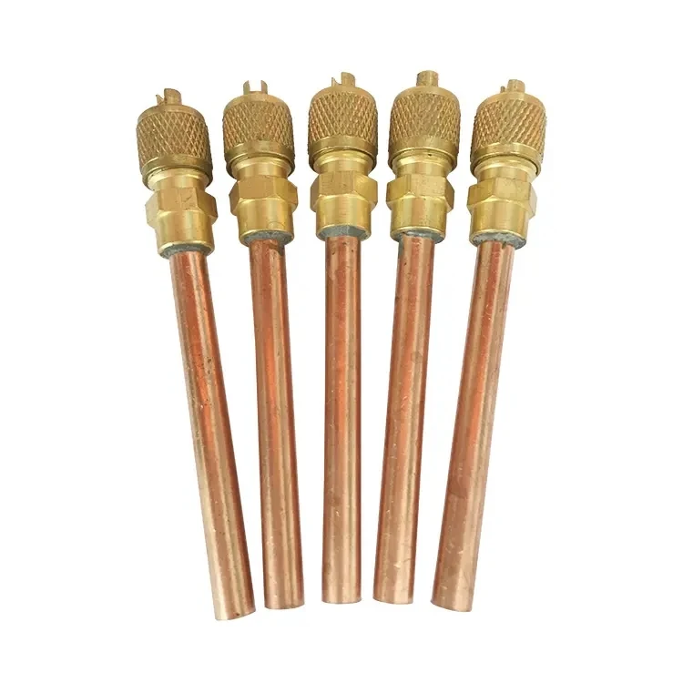 Air conditioning check valve fluorine nozzle liquid nozzle needle valve fluorine quick connector copper check valve