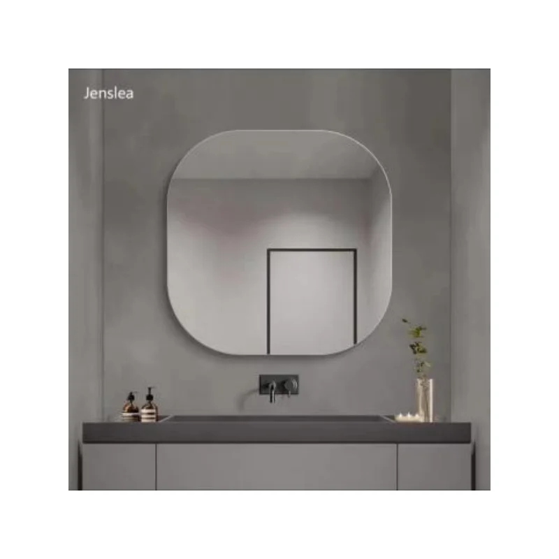Hot Sale Modern Luxury LED Decorative Mirror for Bathroom Wall Rectangle Shape with Low Price Manufactured China Glass Factory