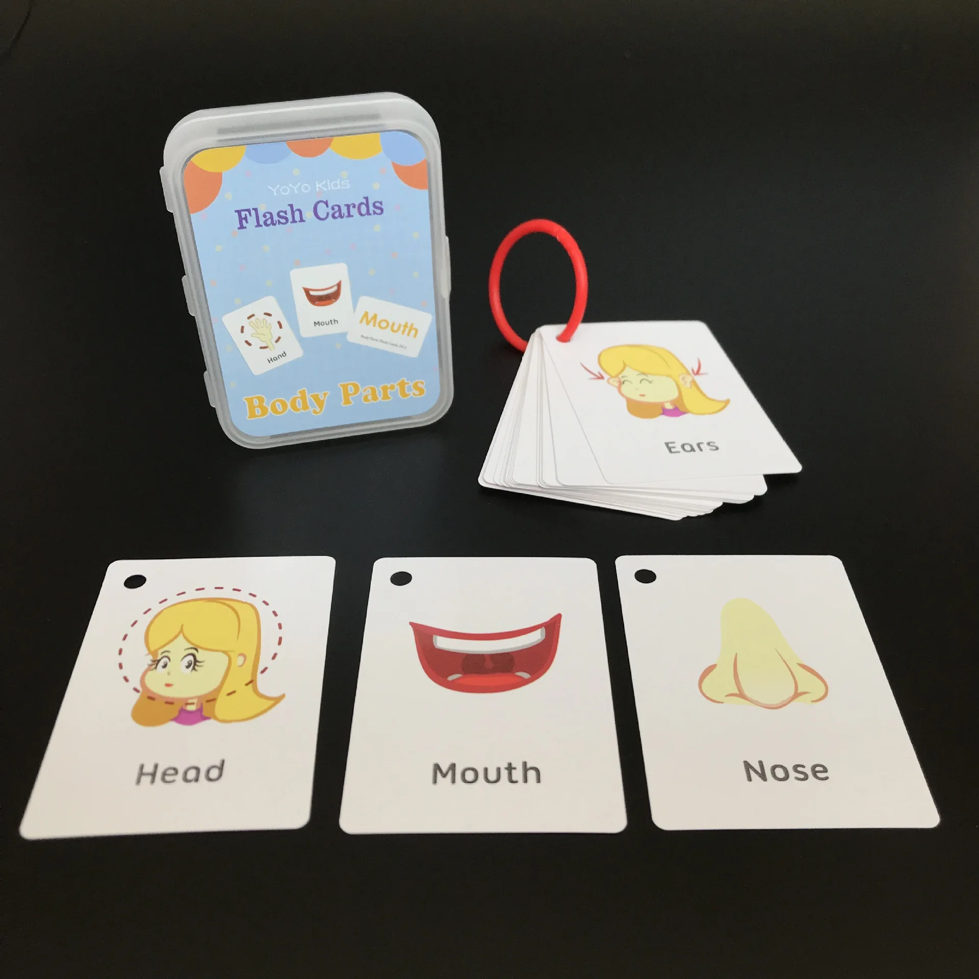 Children Baby Learn English Word Flashcards Cognitive Kids Alphabet Educational Learning Preschool Flash Card Toy For Toddler
