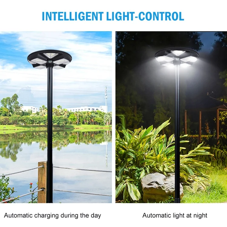 New Product Solar Garden Lamp Abs Outdoor Ip65 Waterproof 2000w Solar Led Garden Light