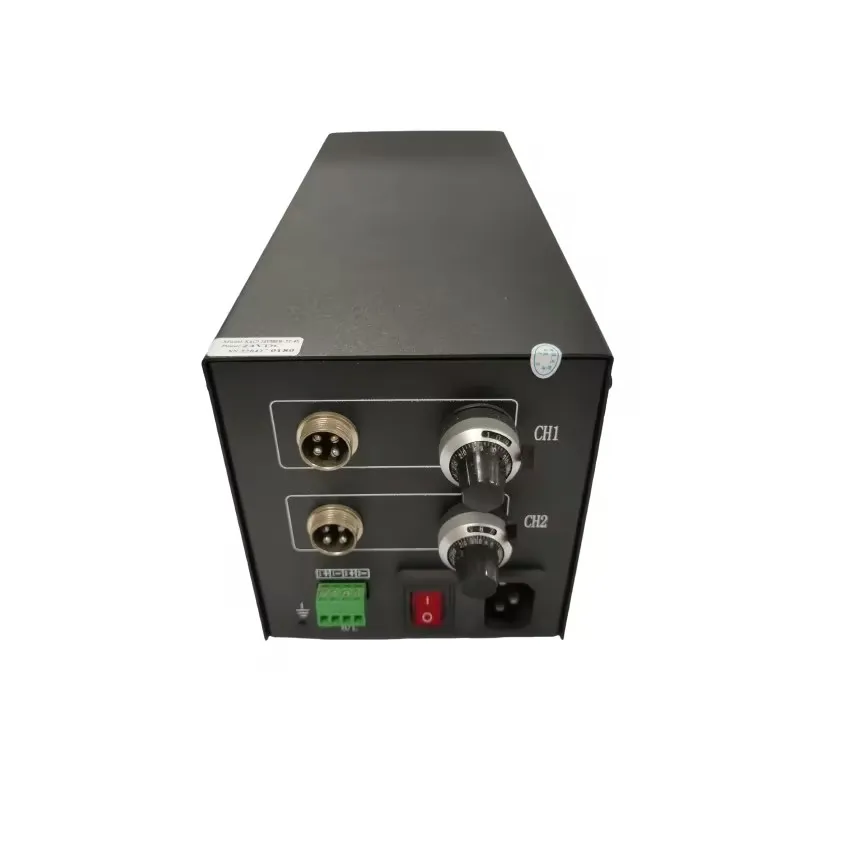 2-Channel 300W/600W High Power Digital LED Dimmer Manual Switch Remote Control 12V RF Connection 6A LED Brightness Controller