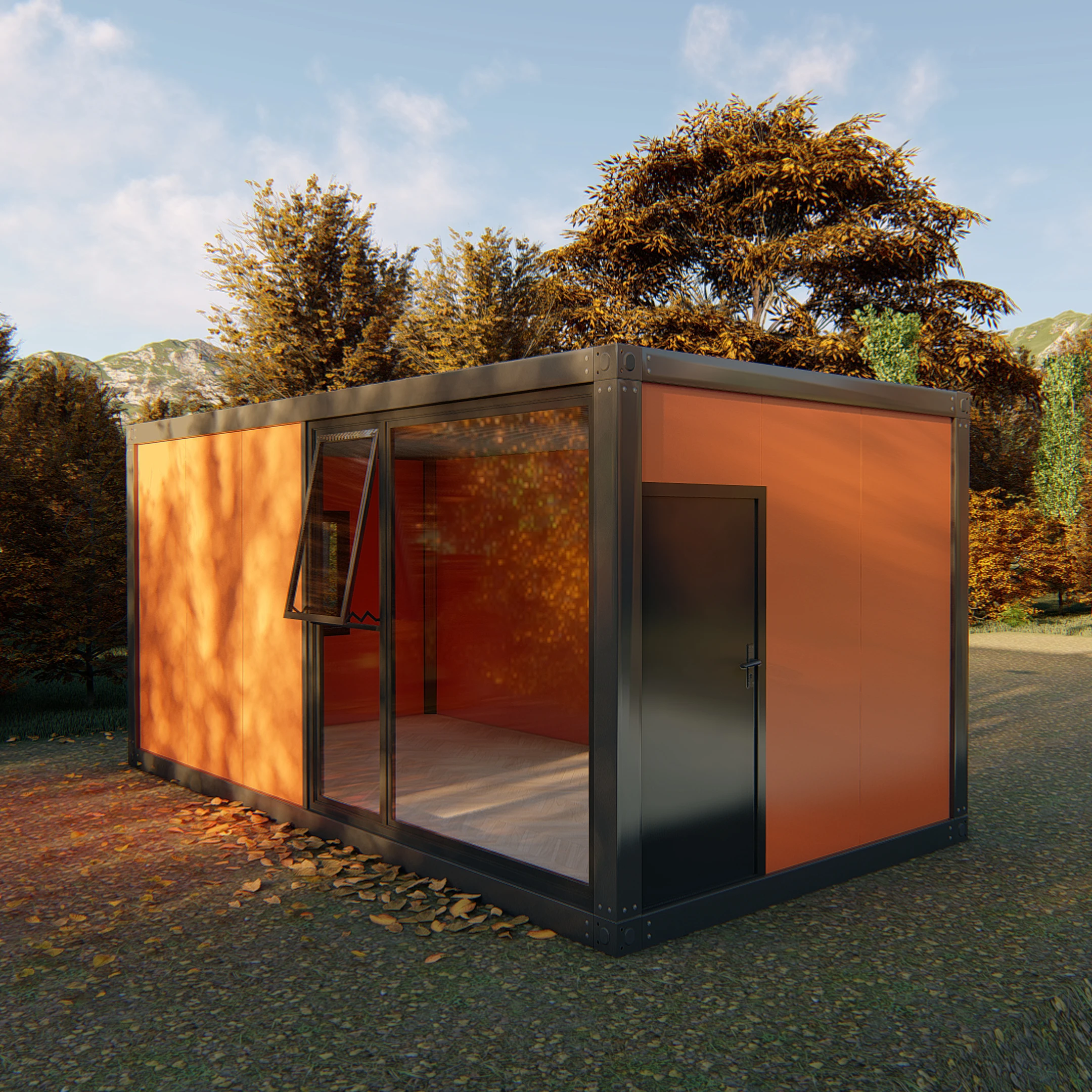 High-quality low-cost prefabricated houses custom design a variety of prefabricated container houses to support expansion