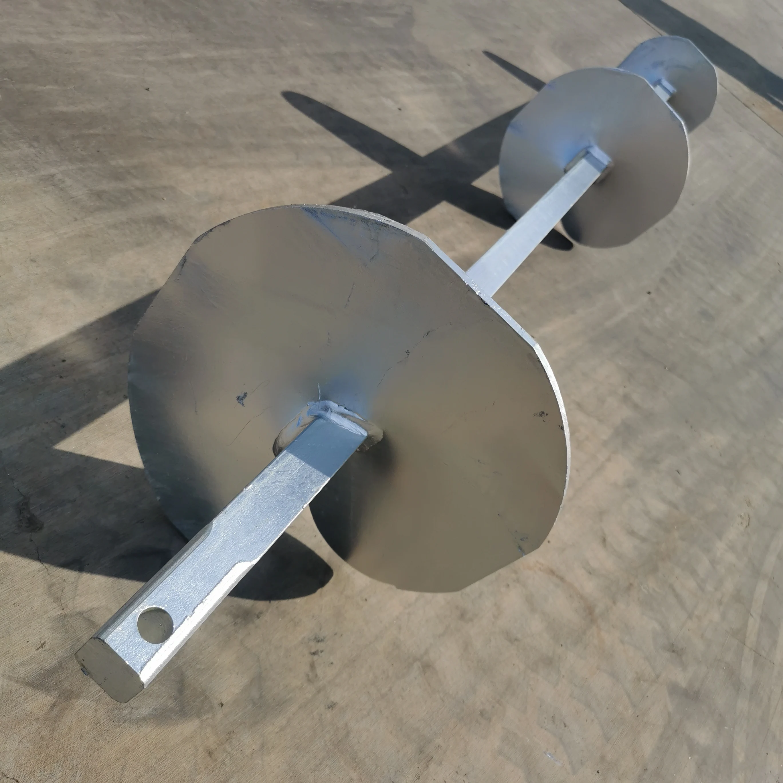 Underpining Helical Piles Piers Adjust Flange Helical Screw Piers