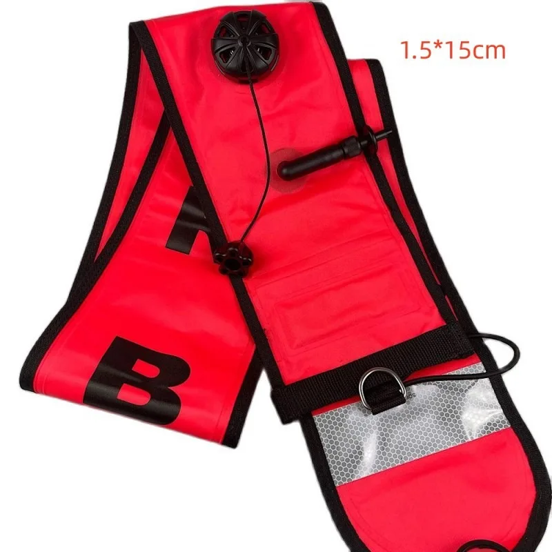Sinodiving Scuba SMB Signal Tube Safety Marker Buoy Nylon Diving Position Water Rescue Inflatable Surface Marker Buoy