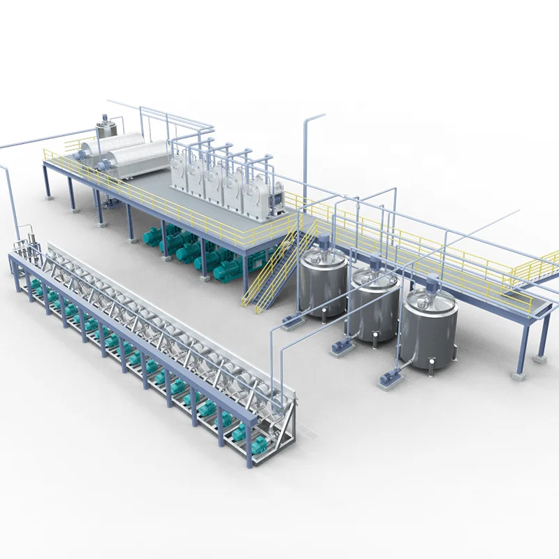 Cassava starch processing equipment centrifuge sieve hydrocyclone station cassava starch machine