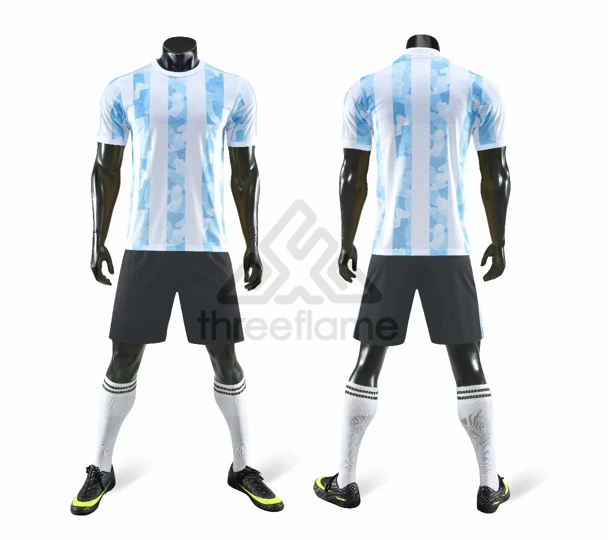 Thai Quality France Home Away Jersey With Two Star Maillot Equipe De France De Foot 2021