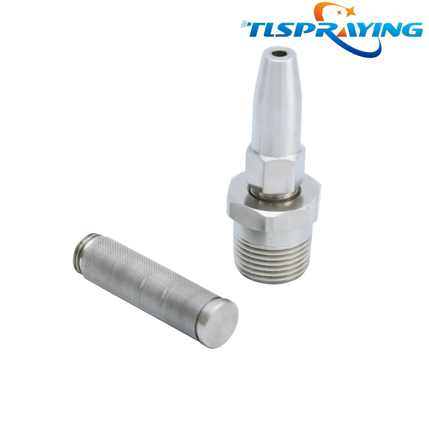 Industry SS316 Stainless Steel High Pressure Anti-clogging Orifice Straight Solid Stream Jet Nozzle
