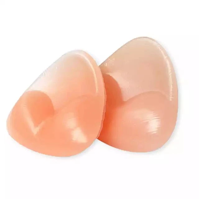 Swimwear Swimsuit Bikini Silicone Triangular Bra Pads Thicker Silicone Invisible Bra Inserts