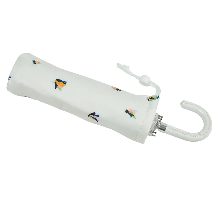 21 Inch X 6 K Pongee Fabric With Full Printing  Umbrella Manual Open Folding Umbrella Parts