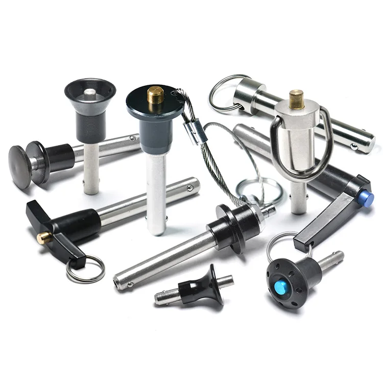 Ball Bearing Guide Pin Ball Joint Push Button Ball lock Pin 316 Stainless