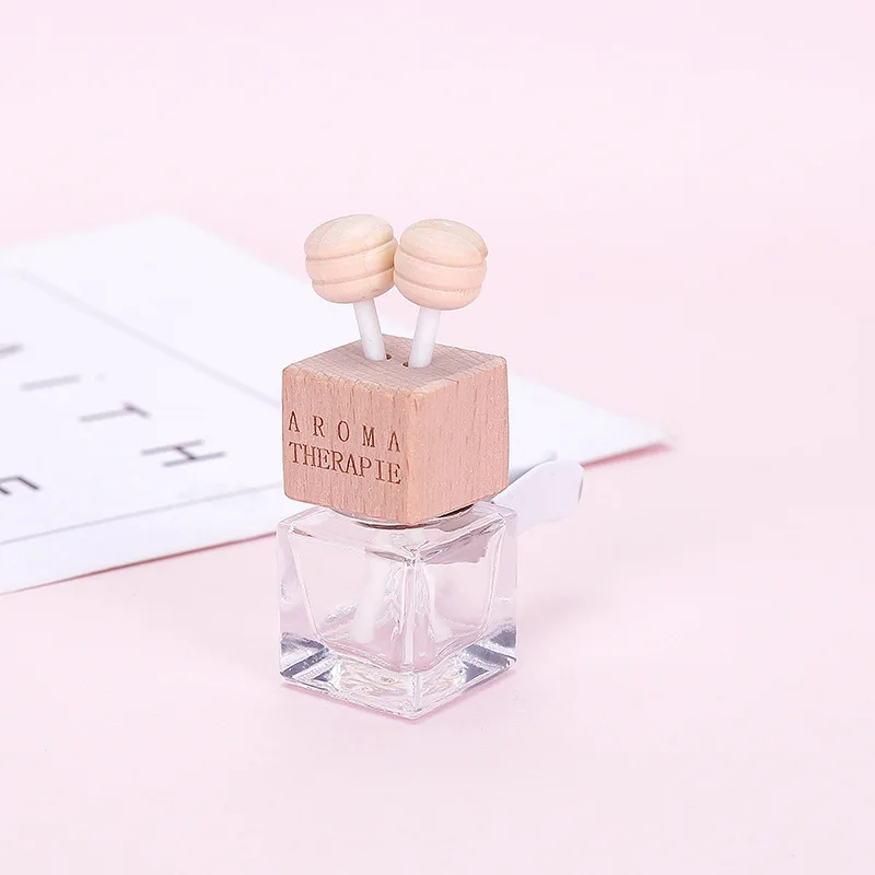 8ml Car Air Freshener Outlet Clip Glass Car Perfume Diffuser Bottle for Essential Oil Crystal Car-styling Auto Ornament Perfume