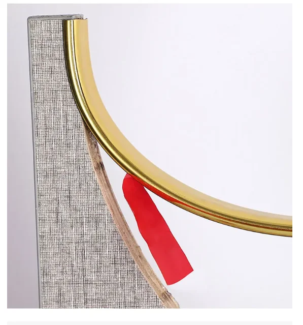 PVC Flexible Wall Gold Strip Tile Edge Banding Strip Decoration Trim Adhesive for Ceiling Door Mirror