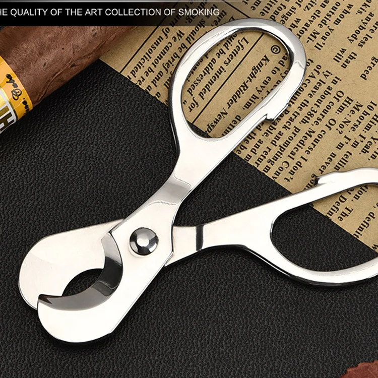Yongxin Wholesale Custom Stainless Steel Cigar Accessories Cutters Cutter Scissors Set
