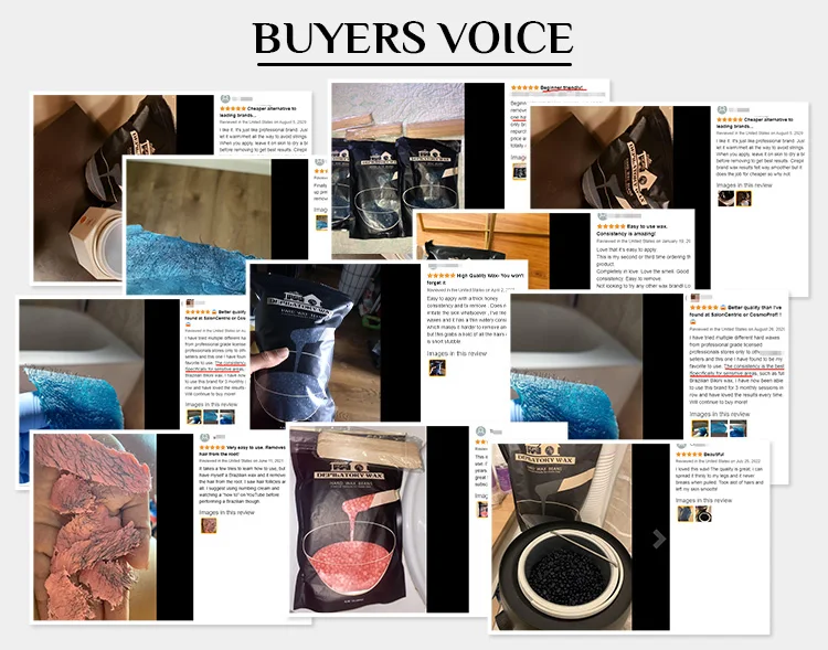 Lifestance Free sample 100g wax beans natural depilatory wax beads  wax