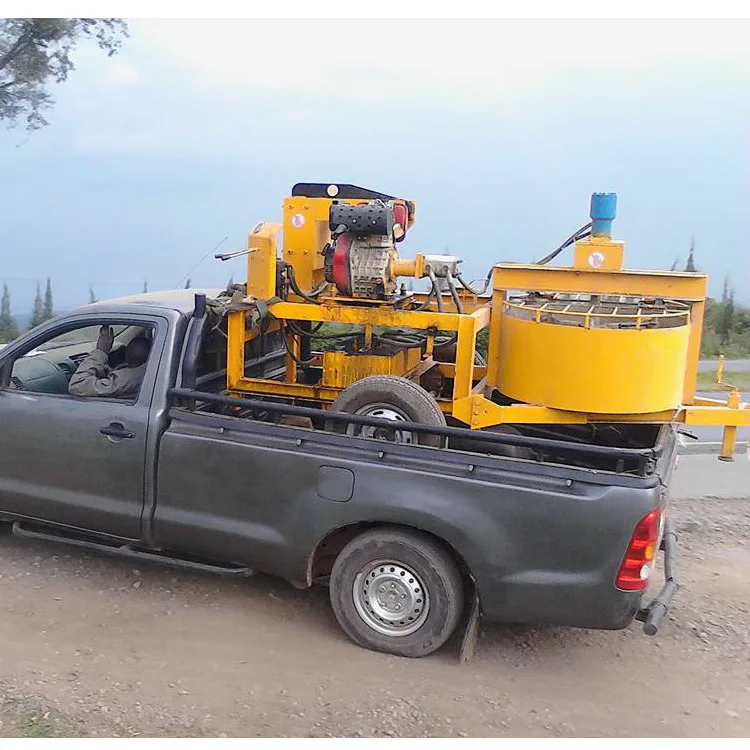 Mobile Compressed M7MI Mobile Diesel Engine Earth Soil Mud Interlocking Brick Blocks Making Machine Price In Zambia