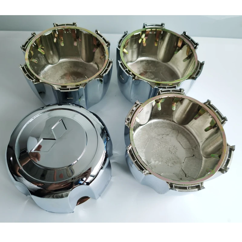 Wheel Hub Center Caps Cover Compatible with Mitsubishi Pajero Montero Shogun V73 V77 V93 V97 Chrome Wheel Rim Center Cover