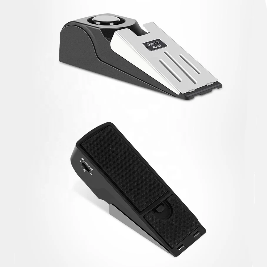 QXMOVING 120dB Home Door Stop Alarm  Block Anti-theft Alarm Door Stopper with Alarm For Office,Hotel,Warehouse