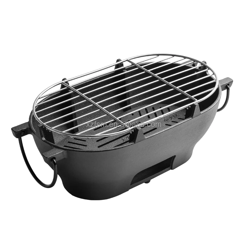 Charcoal Roasting Fish Chicken Leg Grid Wire Bbq Grate Net Barbecue Mesh Grill Stove with Oven