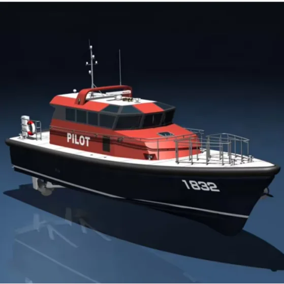 Grandsea 19m Coast Fiberglass/FRP/GRP Harbour Pilot Work Boat for Sale