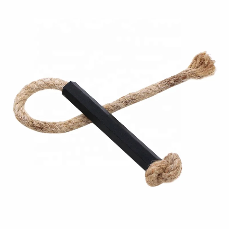 3Inch Aluminum Bellow Survival Tools Wax-Infused Hemp Tinder Wick Natural Fire Starter Rope