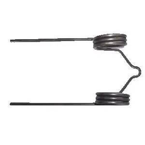 
L-shape wire retaining spring 