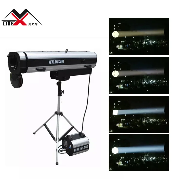 Wedding 2500W Follow Spot Light Stage Effect Light Full Color Party DMX Outdoor  Night Club Bar Stage Light