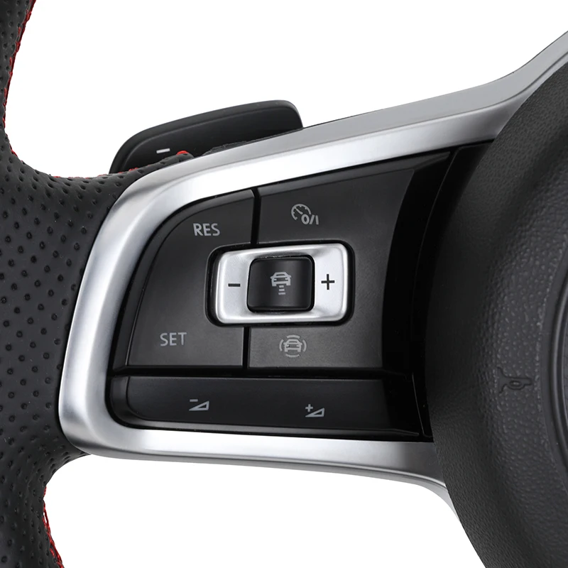 Кожаное Рулевое колесо для volkswagen VW Polo