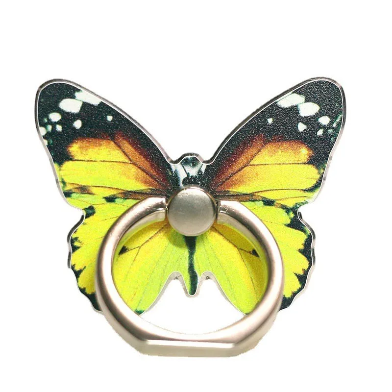 Mobile Phone Holder Ring Buckle Butterfly Painted Cartoon Cute Wholesale Ring Buckle Mobile Phone Holder