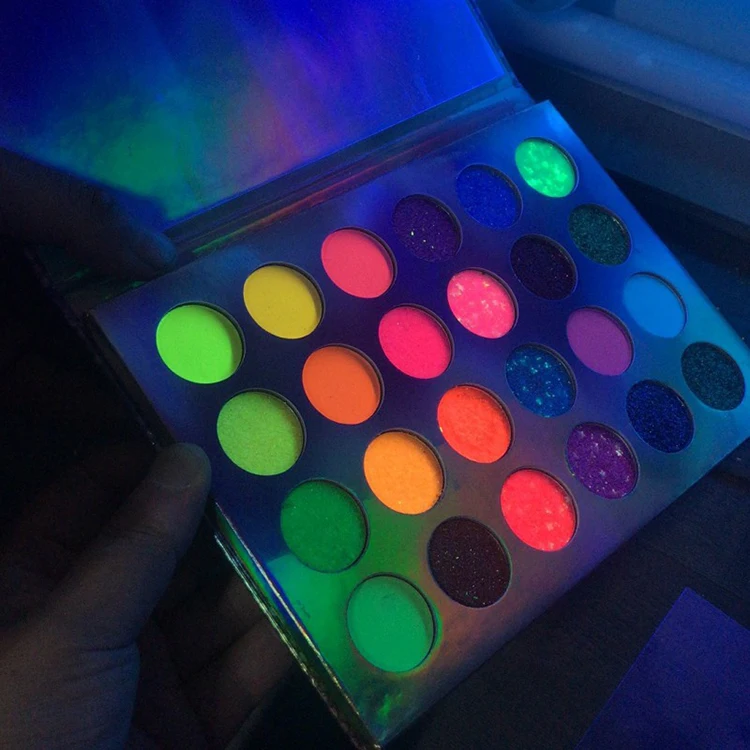 Популярная блестящая Рождественская палитра теней для век для макияжа глаз, 24 цвета, в наличии