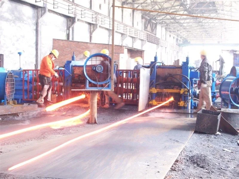 Industrial  raw material steel scrap or billet 1-3t/hour steel bar production line