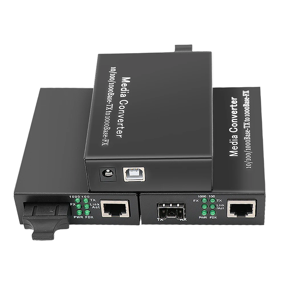 High Quality Fiber Optic Extender Female Media Converter Waterproof Connector