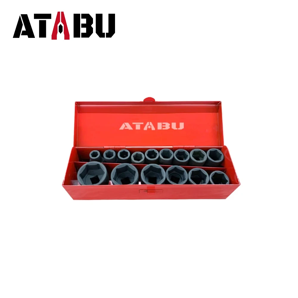 ATABU Factory Direct Price 15 Pcs 1/2 'Dr. Impact Socket Set