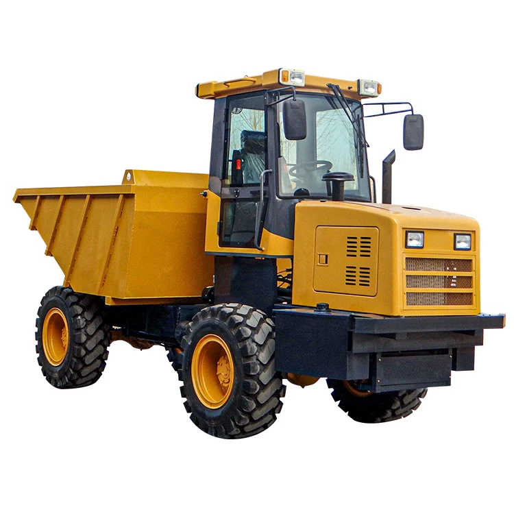 FCY70 agriculture 4x4 articulated front small dump truck chinese mini dumper 7 ton