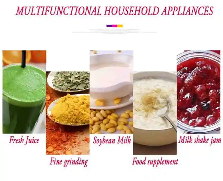 New Design 3 In 1 Multifunction Household Juicers Blender