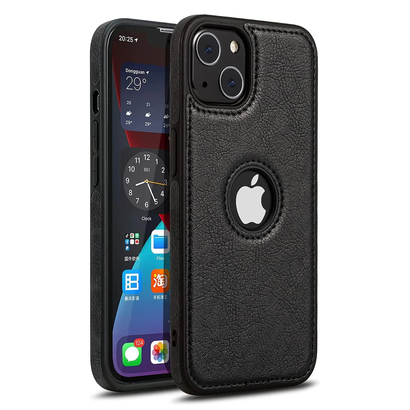 Phone Case Luxury Vintage Slim Business 13 14 Non-slip Soft Grip Shockproof Protective PU Leather for Iphone 12 ODM Brand Models