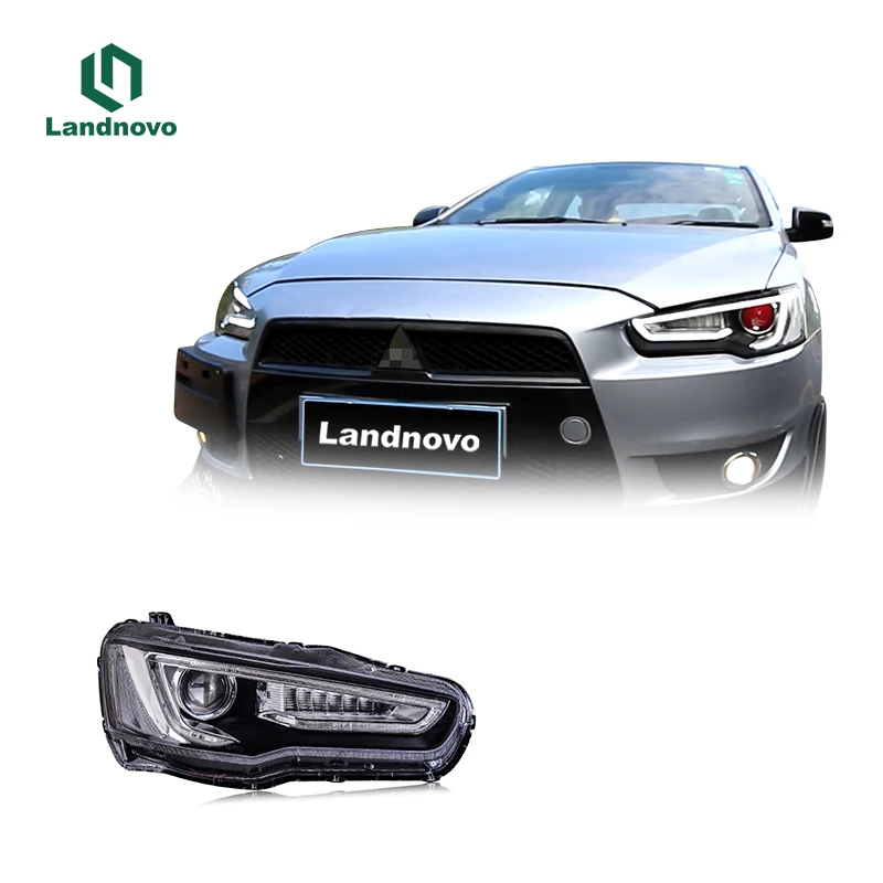 Wholesale High Quality Car Led Head Light For Mitsubishi Lancer 2009-2013 Front Led Light Assembly Headlight Headlamp