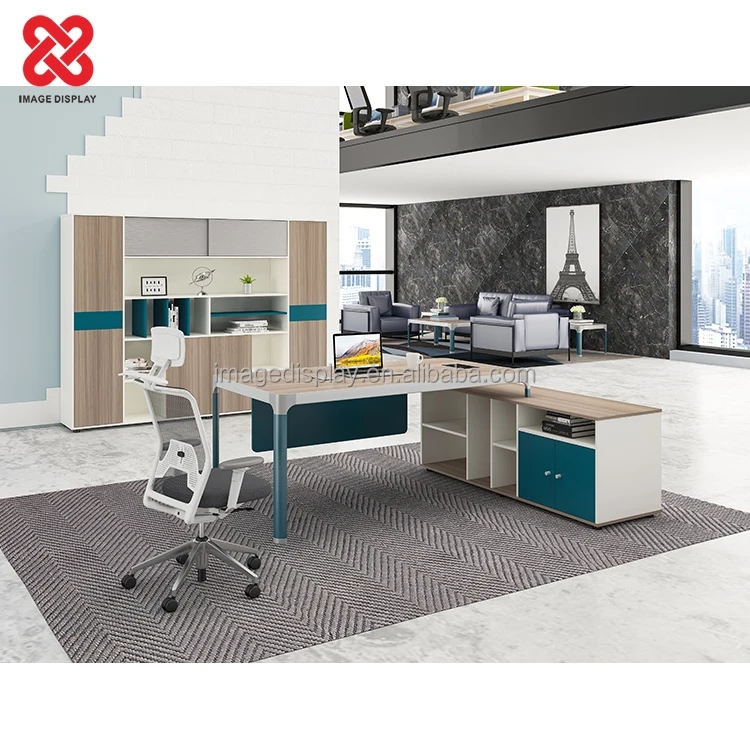 IMAGE Factory High Quality Principal Office Furniture Wholesale Office Table Design Photos Modular Office Desk And Chair Set