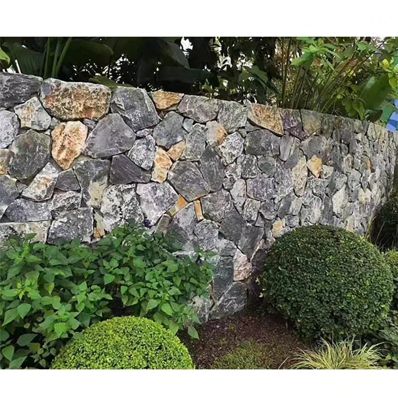 Natural Slate Stack Culture Stone For Outdoor Facade Interior Fireplace Wall Cladding Exterior Stone Veneer