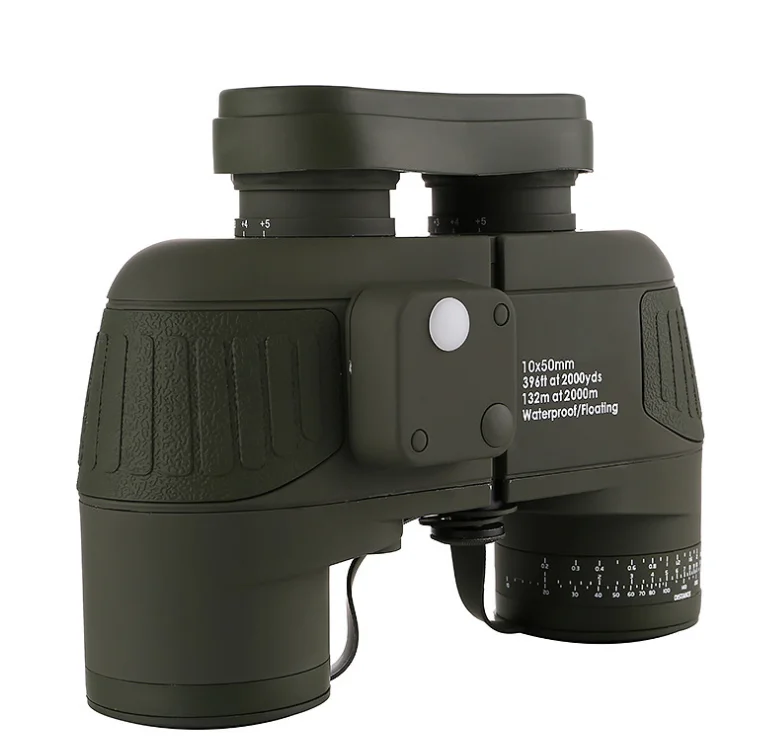 Водонепроницаемый плавающий бинокль MI1050A 10x50 с компасом и дальномером