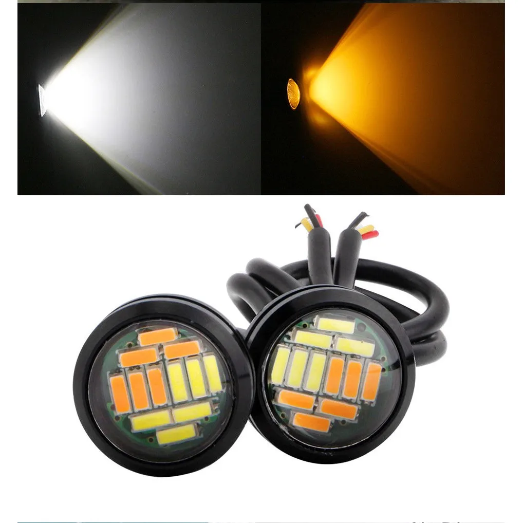 motorcycle turn signal LED Eagle Eye 12V Car Auto DRL Daytime Running Tail Backup Light Lamp