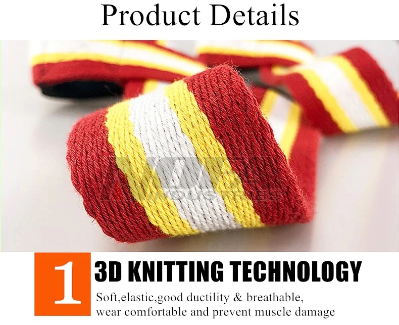 Deadlift Bodybuilding Weightlifting Barbell Workout Wrist Support Belt Lifting Straps Gym with Thicken Padded for Grip Cross fit