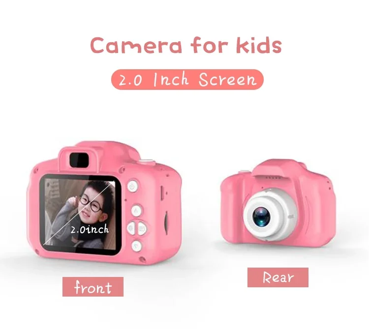 Hot Sale Kids Camera 1080P HD Screen  Projection Mini Video Camera Toys Children Baby Gifts Birthday Digital Kids Camera for kid