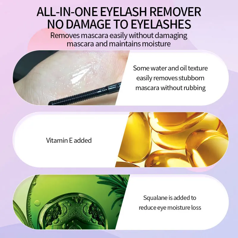 Guangzhou Eyelashes Remover Easy Makeup Removal 360 Circular Groove No Eyelash Loss No Smudging Easy Erase Stubborn Mascara